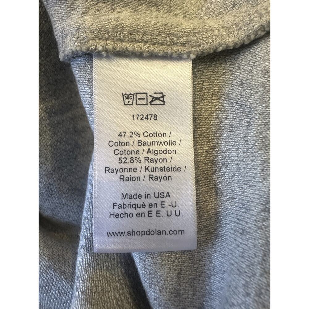 NWT Anthropologie x Dolan Left Coast Shine Sweater Silver Textured Pullover XS - Picture 10 of 16